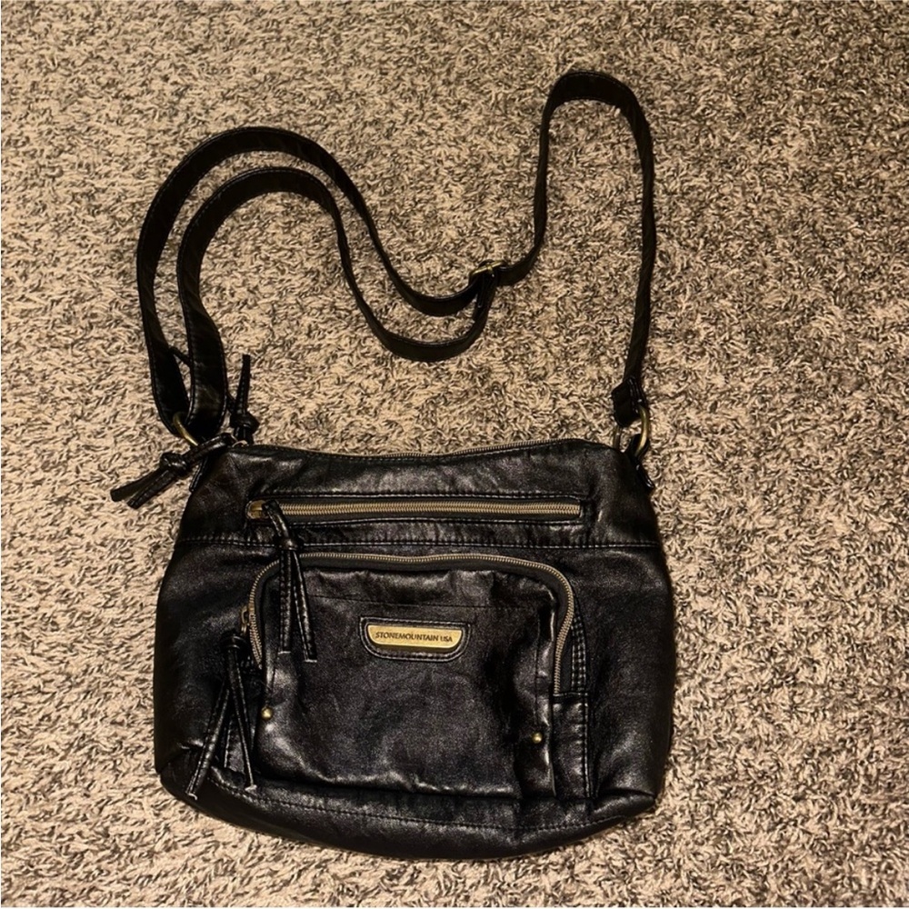 Stone Mountain Accessories Black Crossbody Bag